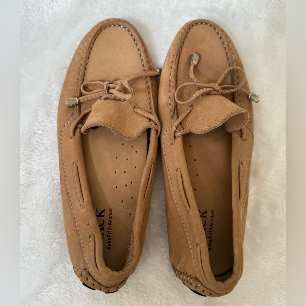Saks Fifth Avenue Black Label Moccasins